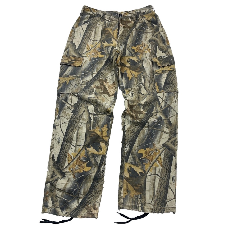Vintage Realtree Camo Cargo Pants Men 30x32 Baggy 90s Y2K Hardwoods Skate Hunt